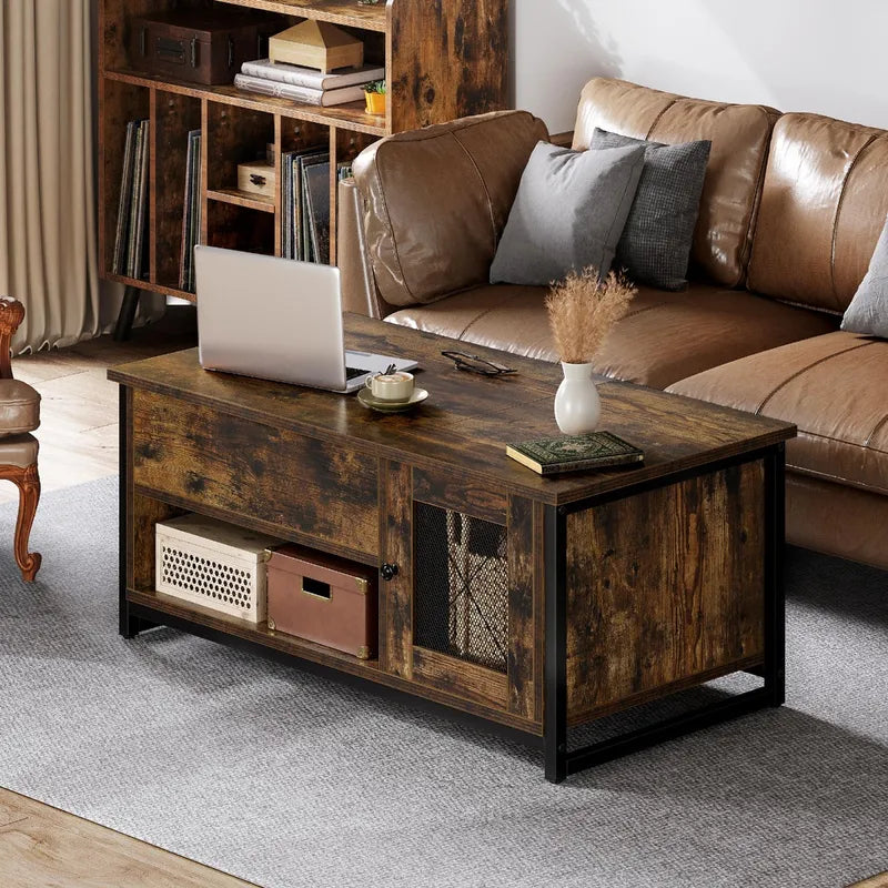 Lift Top Coffee Table with Storage for Living Room