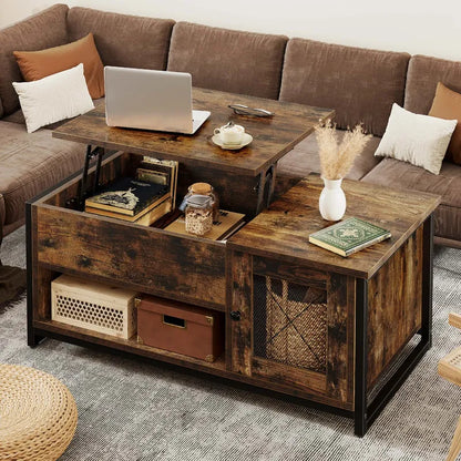 Lift Top Coffee Table with Storage for Living Room